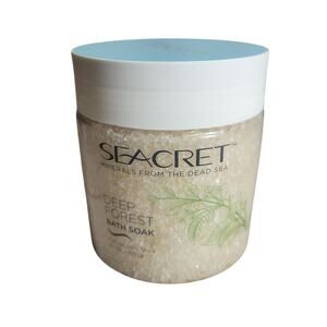 Seacret Deep Forest Bath Soak Minerals from the Dead Sea skin care 21.1oz NEW